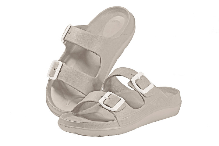 Sandalen & slippers - Ultrazachte wolkensandaal RelaxVital, in Größe 037 bis 044, in Farbe BEIGE Ansicht 1