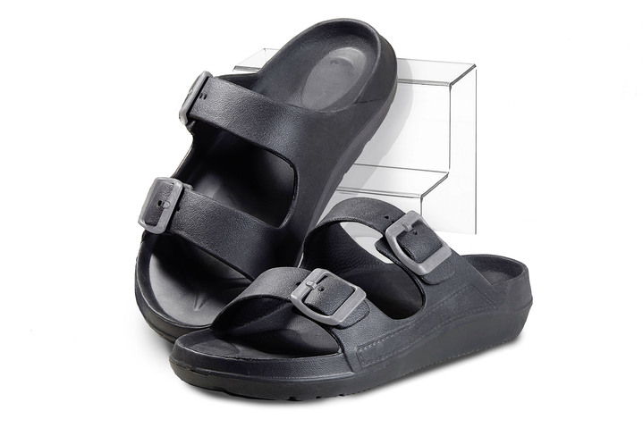 Sandalen & slippers - Ultrazachte wolkensandaal RelaxVital, in Größe 037 bis 044, in Farbe ZWART Ansicht 1