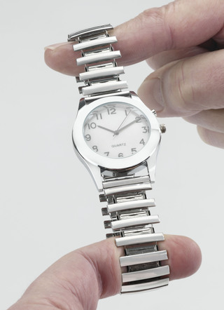 Polshorloge met rekbare armband