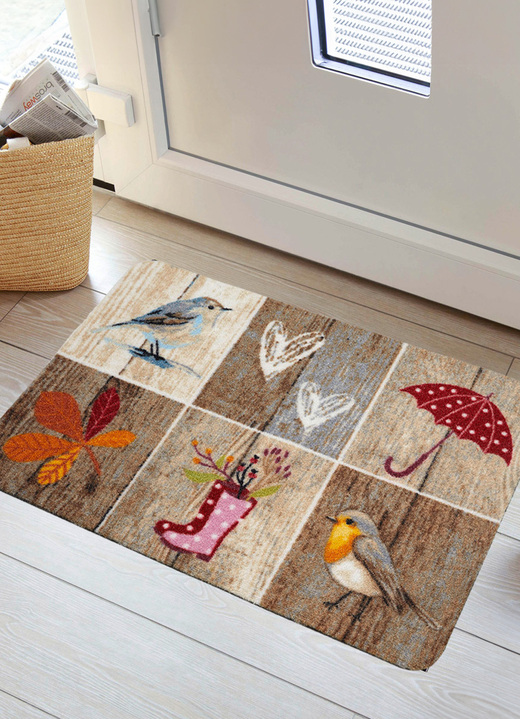 Schoonloopmatten - Deurmat met antislip latex achterkant, in Größe 100 (40 x 60 cm) bis 103 (50 x 70 cm), in Farbe MULTICOLOR Ansicht 1