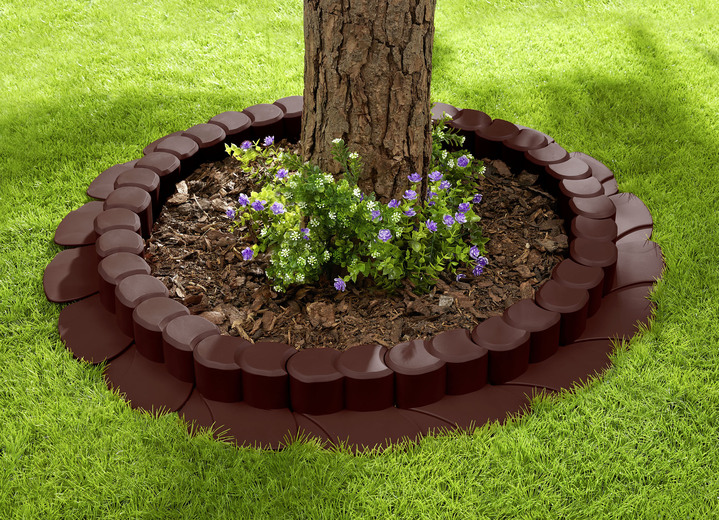 Tuinonderhoud - Flexi gazonrand, set van 8, in Farbe DONKERBRUIN Ansicht 1