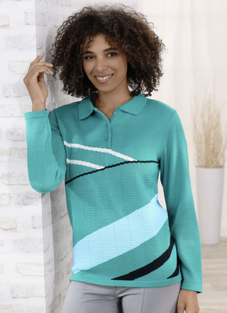 Pullover met fijne geribbelde structuur