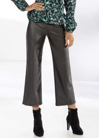 Broek van zacht imitatie-nappaleder