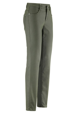 Broek in trendy lederlook