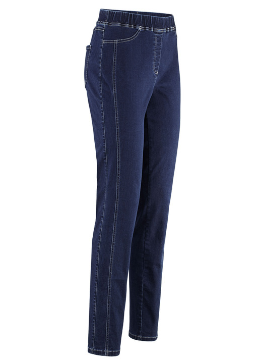 - Jeans met comfortabel aansluitend model, in Größe 018 bis 245, in Farbe DONKERBLAUW Ansicht 1