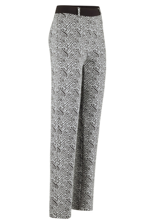 - Broek met trendy dierenhuiddessin, in Größe 017 bis 052, in Farbe GRIJS-ZWART Ansicht 1