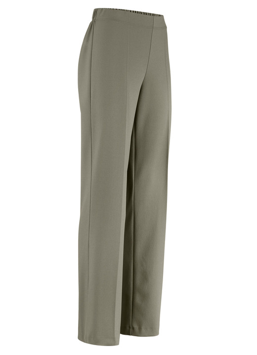 Broeken met elastische band - Chique broek met uitlopende enkels, in Größe 018 bis 054, in Farbe LICHTOLIJF Ansicht 1