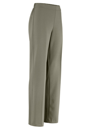 Chique broek met uitlopende voetwijdte