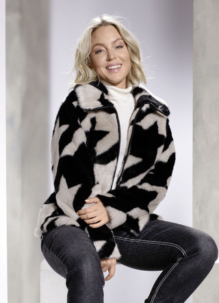 Blouse met aparte kraagoplossing