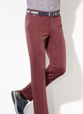 "Brühl" broek met riem in 4 kleuren