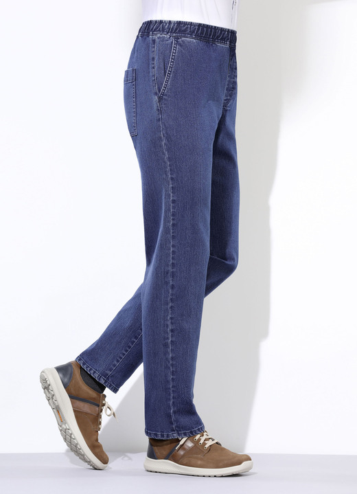 Jeans - Schlupfjeans in 3 Farben Jeans - Schlupfjeans in 3 Farben, in Größe 024 bis 060, in Farbe JEANSBLAU