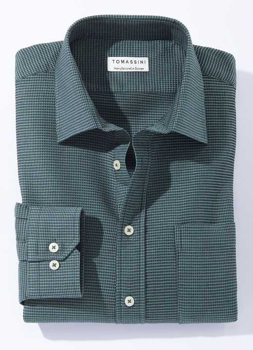 - Shirt in 4 kleuren met borstzak, in Größe (M 39/40) bis XXL (45/46), in Farbe BENZINE