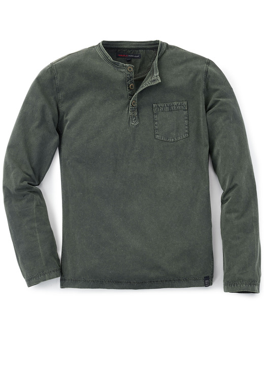 - Shirt met lange mouwen van “Paddock's” in 3 kleuren, in Größe 4XL (62) bis XXL (58), in Farbe OLIJF