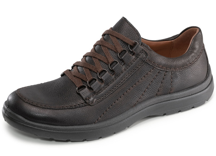 - Veterschoenen met uitneembaar voetbed, in Größe 040 bis 047, in Farbe MOKKA Ansicht 1