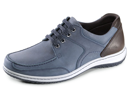 Veterschoenen met contrasterende bies