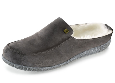 Slipper met echte lamsvacht voering