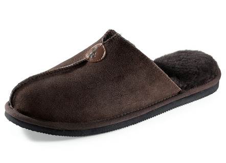 Pantoffels van elegant dubbelzijdig schapenvacht