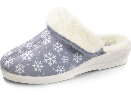 Slipper van textiel
