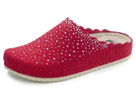 Slipper met decoratieve klinknagels
