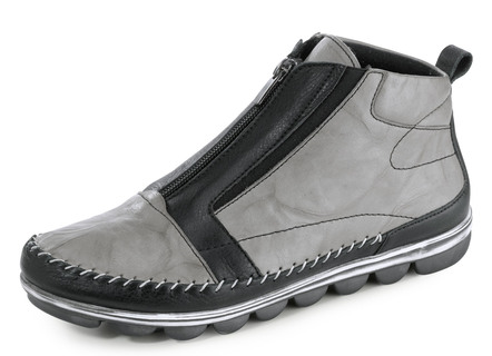 Gemini Moccasin Bootie met rimpelstructuur