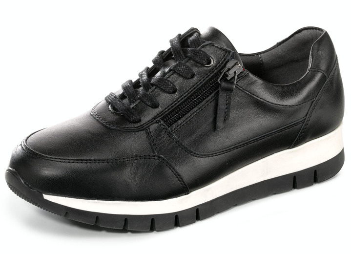 Instappers & veterschoenen - ELENA EDEN, sportieve damessneakers, breedte H, met uitneembaar voetbed, in Größe 036 bis 042, in Farbe ZWART Ansicht 1