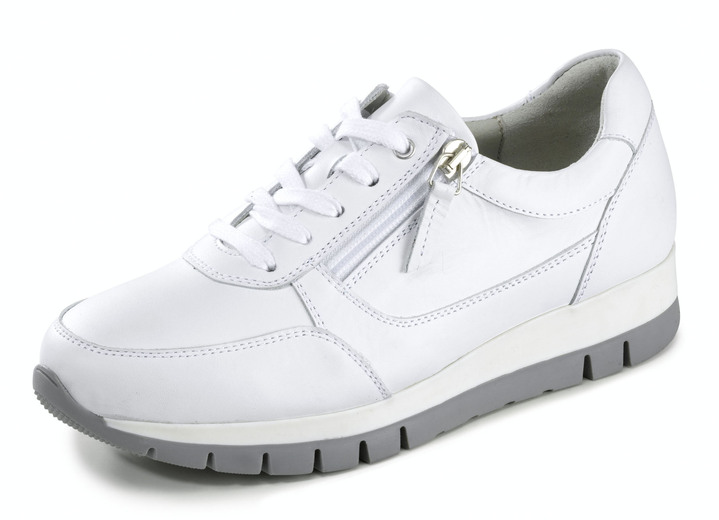 Instappers & veterschoenen - ELENA EDEN, sportieve damessneakers, breedte H, met uitneembaar voetbed, in Größe 036 bis 042, in Farbe WIT Ansicht 1