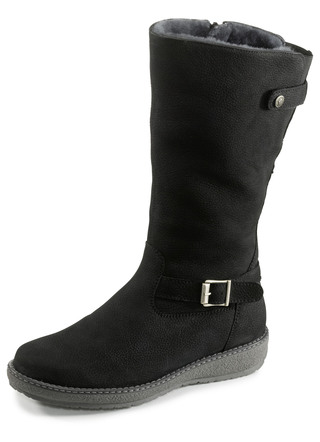 Waldläufer, gevoerde dameslaarzen, winterschoenen, breedte H, met lamsvacht