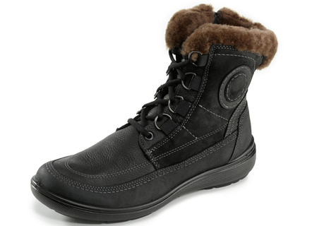 Veterschoenen met echte lamsvacht voering