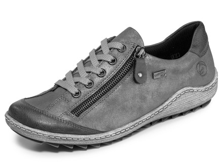 Remonte vetersneakers met rimpelstructuur