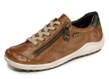 Remonte vetersneakers met rimpelstructuur