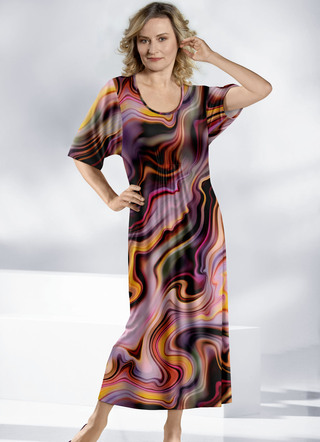 Kaftan met plooien onder de borst