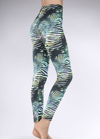 Laurina legging met schitterend gekleurde digitale print