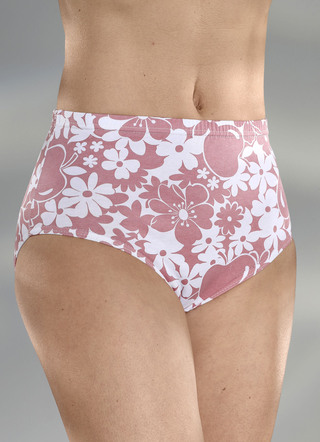 Verpakking van vier slips met bloemenmotief