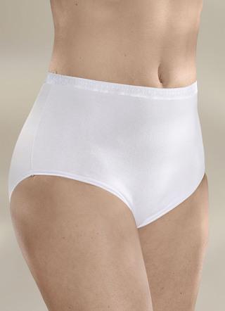 Pak van vier slipjes met elastische tailleband