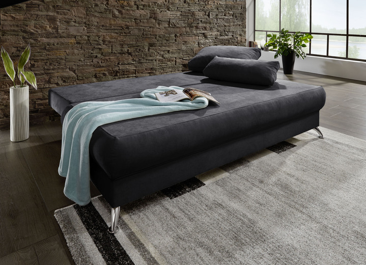 - Slaapbank met bedstee, in Farbe ANTRACIET