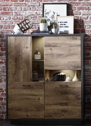 Highboard met led-verlichting