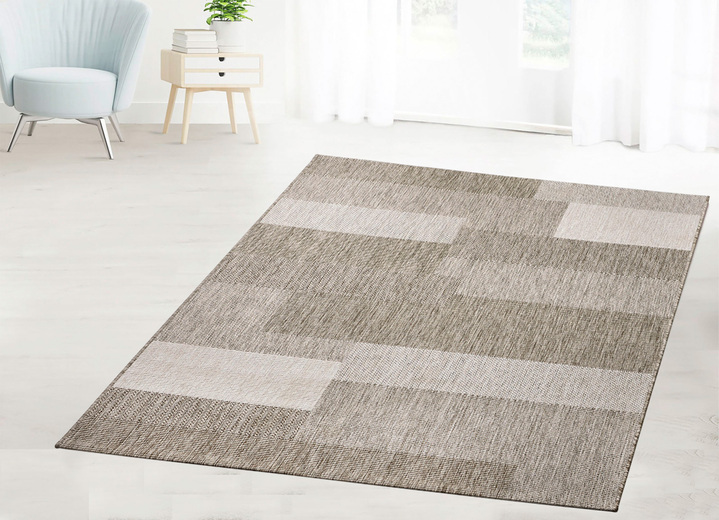 Modern - Perfecte bruggen en tapijten voor binnen en buiten, in Größe 113 (vloerkleed, 80 x 150 cm) bis 282 (Tapijt, 200 x 290 cm), in Farbe BEIGE Ansicht 1