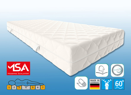 Pocketveringmatras met 7 zones