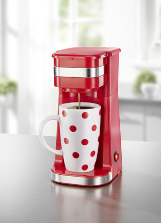 Single-koffiezetapparaat met keramische en thermobeker