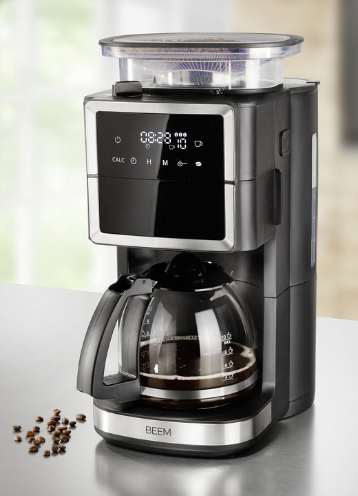 Koffie- & thee - Beem Fresh-Aroma-Perfect III Duo koffiezetapparaat met glas en thermokan, in Farbe EDELSTAHL Ansicht 1