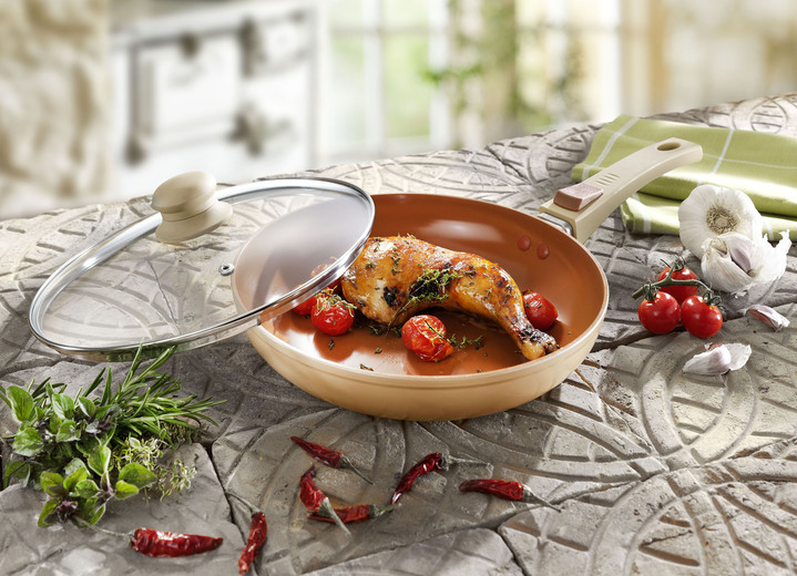 - Pan met keramische antiaanbaklaag, in Farbe TERRACOTTA