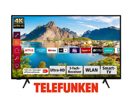 Telefunken 4K UHD LED TV met Smart TV