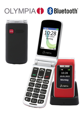 Olympia Style-Duo flip telefoon met extra groot lettertype