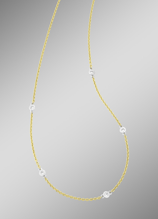 Prachtige ketting in twee kleuren