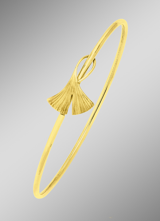 - Elegante armband met een geluksbrenger ginkgoblad, in Farbe  Ansicht 1