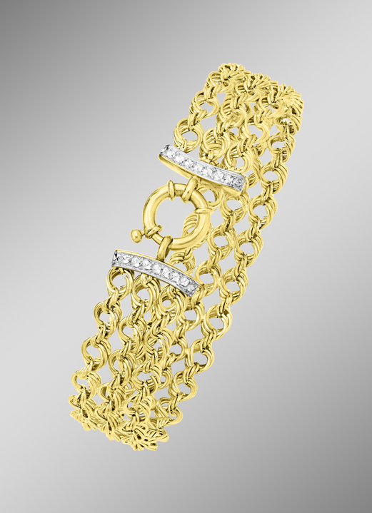 - Elegante armband met sieradenveerring, in Farbe  Ansicht 1