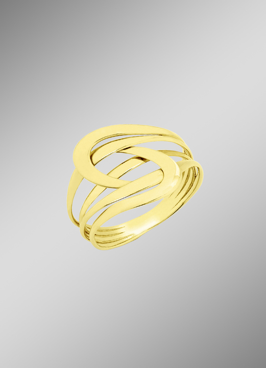 Ringen - Opengewerkte gouden damesring, in Größe 160 bis 220, in Farbe  Ansicht 1