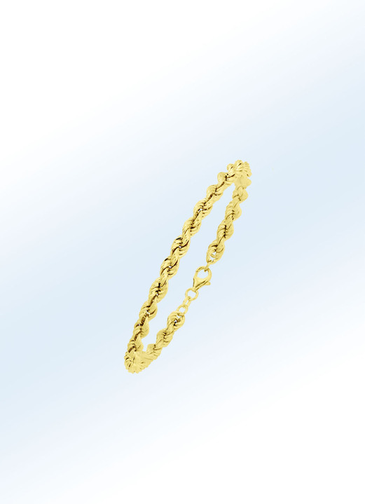 - Klassieke koordkettingset van goud, in Farbe , in Ausführung Armband, 19 cm lang Ansicht 1