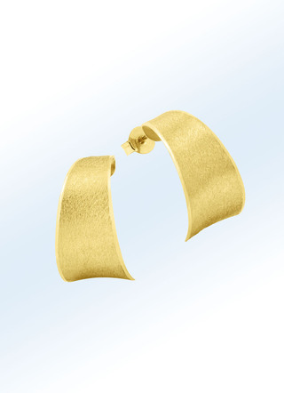 Moderne gouden stud oorbellen