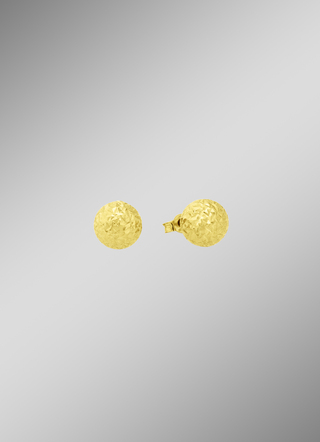 Gefacetteerde gouden oorbellen